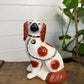 Vintage Staffordshire Pottery King Charles Spaniel Dog Figurine Ornament