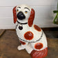 Vintage Staffordshire Pottery King Charles Spaniel Dog Figurine Ornament