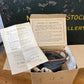 WW2 Gas Mask Respirator In Box & Instructions Vintage Army Military Display