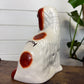 Vintage Staffordshire Pottery King Charles Spaniel Dog Figurine Ornament