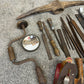 Vintage Tool Job Lot Old Tools Rasp Files Hammers Pick Axe Planes Etc.