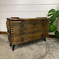 Vintage Wooden Ammo Chest Side Table Quirky Rustic Industrial Home Coffee Table