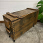 Vintage Wooden Ammo Chest Side Table Quirky Rustic Industrial Home Coffee Table