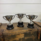 3x Vintage Trophy Job Lot 1970's Trophies