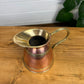 Vintage Copper & Brass Peerage Jug Pitcher Rustic Boho Art Deco