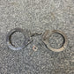 Ex Police Hiatt Chain Handcuffs With Key Security Collectible Memorabilia