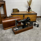 Vintage Singer Sewing Machine 201K Dates 1949 With Wooden Case - Working