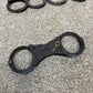 Ex Police Black Hiatt Handcuffs Genuine Cuffs With Key Security Collectible Memorabilia Restraint