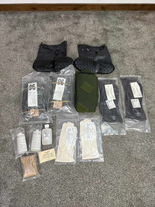 Ex Military NBC Job Lot Suit Gloves Boots British Army