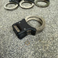 Ex Police Folding Hiatt Handcuffs Hinged Cuffs & Key Security Collectible