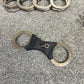 Ex Police Hiatt Rigid Handcuffs With Serial No. Security Cuffs Police Displays Collectible