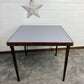 Vintage Folding Square Card Bridge Table Made by VONO Rustic Game Coffee Table