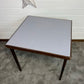 Vintage Folding Square Card Bridge Table Made by VONO Rustic Game Coffee Table