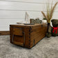 Vintage Reclaimed Wooden Box Army Rustic Industrial Chest Tool Box Storage Box Keepsake Memory