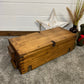 Vintage Reclaimed Wooden Box Army Rustic Industrial Chest Tool Box Storage Box Keepsake Memory