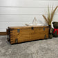 Vintage Reclaimed Wooden Box Army Rustic Industrial Chest Tool Box Storage Box Keepsake Memory