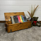 Vintage Reclaimed Wooden Box Army Rustic Industrial Chest Tool Box Storage Box Keepsake Memory