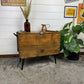 Vintage Rustic Wooden Chest Trunk Blanket Box Vintage Farmhouse Coffee Table Ottoman Ammo Box Side Table.