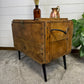 Vintage Rustic Wooden Chest Trunk Blanket Box Vintage Farmhouse Coffee Table Ottoman Ammo Box Side Table.