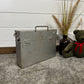 Vintage Military Vehicle Metal Stowage Box Map Tool Box Ferret Scout Car