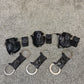 Ex Police Folding Hiatt Handcuffs Hinged Cuffs Pouch & Key Security Collectible