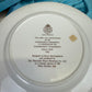 Royal Worcester Fine Bone Plate Leicestershire Constabulary Gala Day Police Collectible