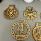 Vintage Horse Brass Job Lot Bundle x6 Rustic Farmhouse Country Home Decor