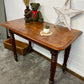 Vintage Hallway Console Table Side Table Country Home Mahogany