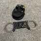 Ex Police Folding Hiatt Handcuffs Hinged Cuffs Belt Pouch & Key Security Collectible