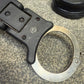 Ex Police Folding Hiatt Handcuffs Hinged Cuffs Belt Pouch & Key Security Collectible