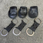 Ex Police Folding Hiatt Handcuffs Hinged Cuffs Belt Pouch & Key Security Collectible