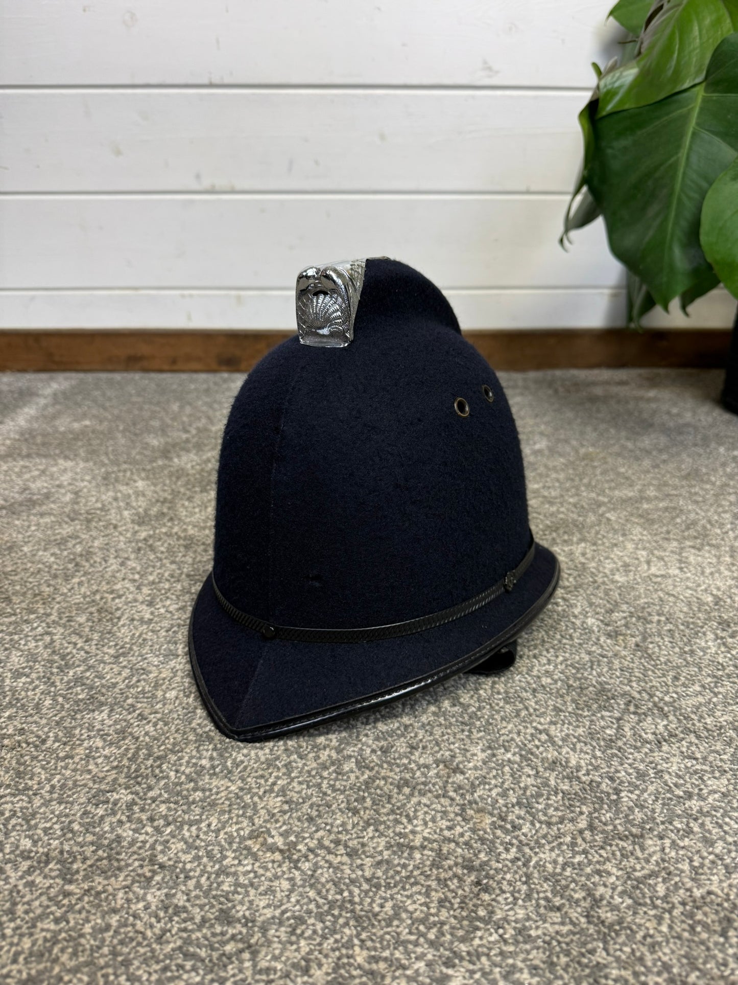 Ex British Police Bobby Helmet Custodian Hat 56cm Collectors Display Fancy Dress Costume