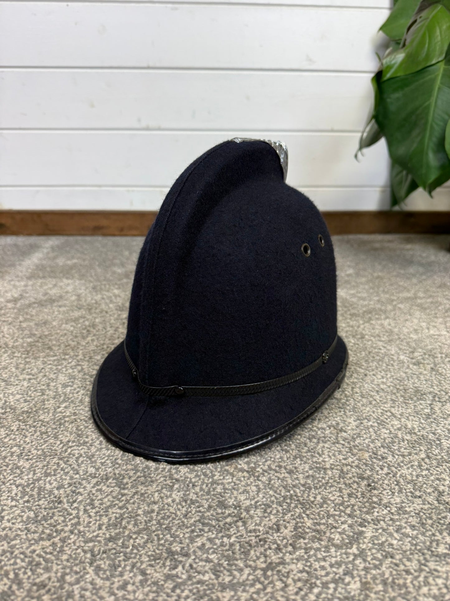 Ex British Police Bobby Helmet Custodian Hat 56cm Collectors Display Fancy Dress Costume