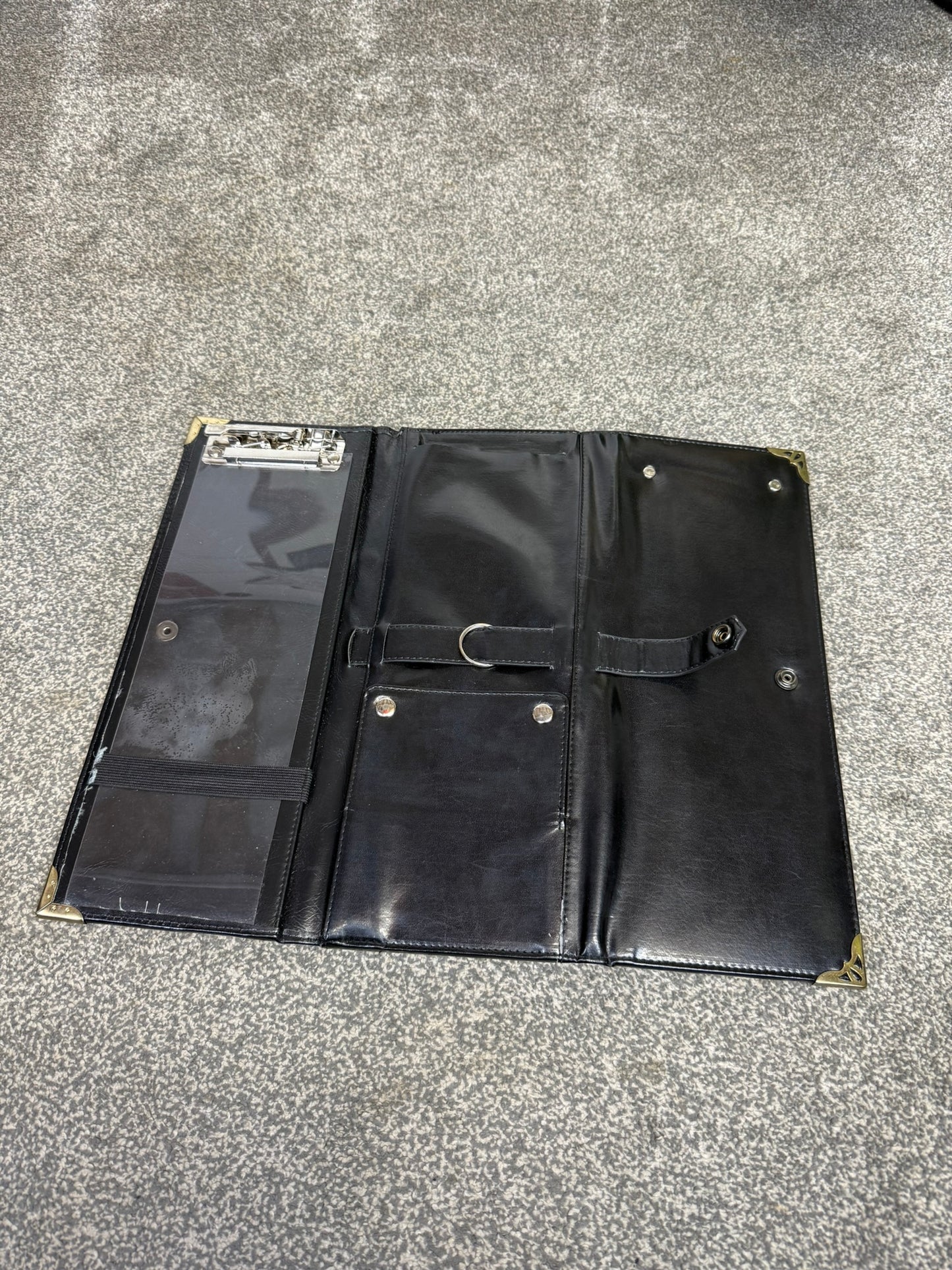 Ex Police Traffic Officers Leather Folding Document Wallet Folder Collectors Display Film