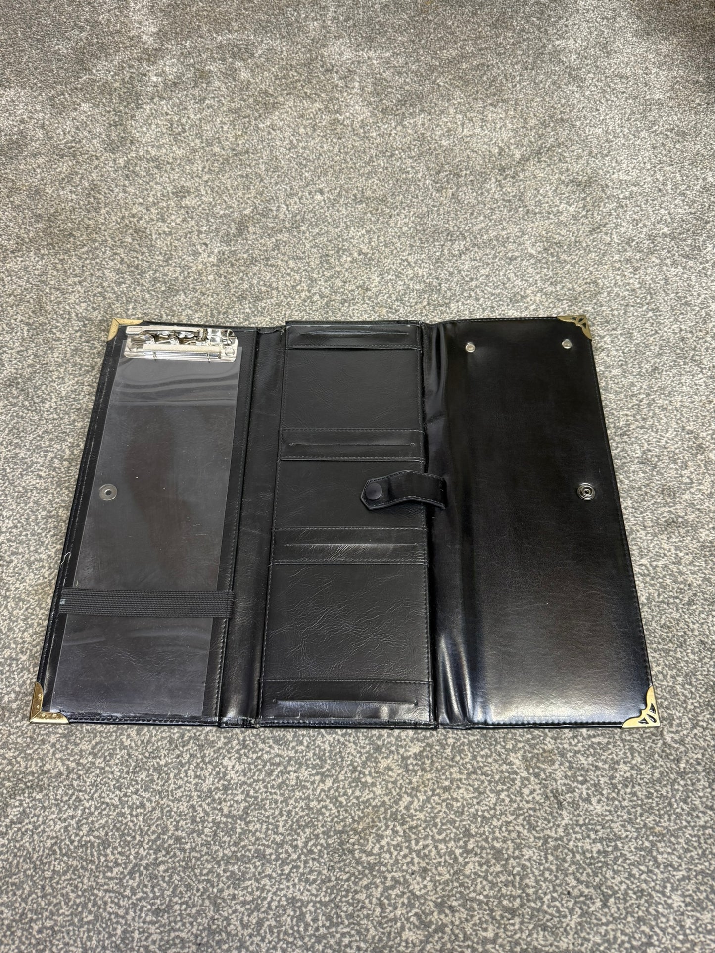 Ex Police Traffic Officers Leather Folding Document Wallet Folder Collectors Display Film