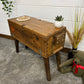 Rustic Wooden Ammo Box Side Table Vintage Storage Chest Industrial Trunk Home Coffee Table