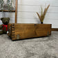 Vintage Small Wooden Storage Crate Chest Reclaimed Box Boho Black Industrial Rustic Decor