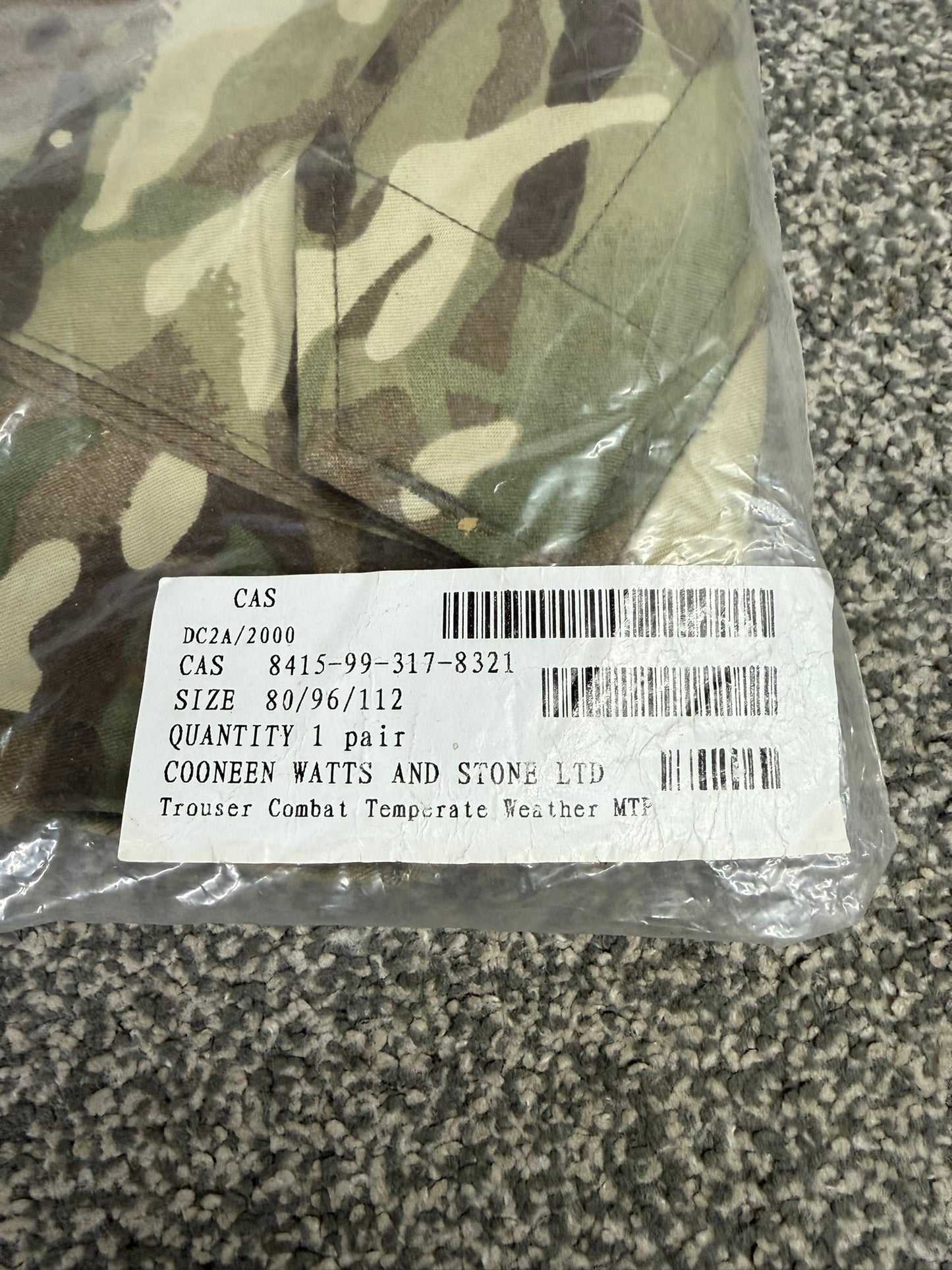 Army Military MTP Combat Trousers 38" Waist Fishing Hiking Camping Outdoors