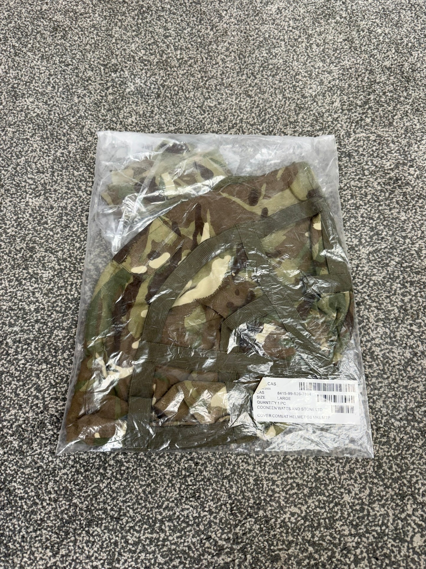 British Army MTP Mk6 Helmet Cover & Scrim NEW Airsoft Paintball