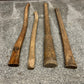 4x Long Handle Axe Hammer Wooden Handle Shafts Job Lot Vintage Workshop Tools