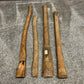 4x Long Handle Axe Hammer Wooden Handle Shafts Job Lot Vintage Workshop Tools