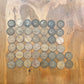 44x Old One Penny Coin Job Lot King George Queen Elizabeth 1912- 1947 British Coin