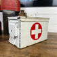 Metal First Aid Ammo Box Army Medic Distressed Rustic Reclaimed Industrial Decor