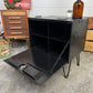 Vintage Metal Box Storage Table Reclaimed Rustic Industrial Locking Side Table Home Decor