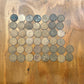 44x Old One Penny Coin Job Lot King George Queen Elizabeth 1912- 1947 British Coin