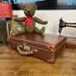 Small Vintage Suitcase Trunk Boho Rustic Home Decor Vintage Display Prop