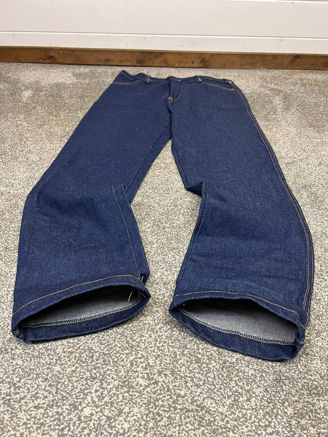 HM Prison Issue Men's Denim Jeans 33-34" Vintage HMP Cardiff Collectible