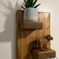 Rustic Chunky Wooden Shelf Handmade Shelves Small Ornament Display