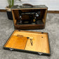 Vintage Singer Sewing Machine 99K Dates 1951 With Hard Case & Keys