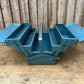 Rustic Vintage Metal Engineers Toolbox Retro Heavy Duty Tool Chest Craft Box